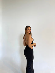 JADORE MAXI DRESS BLACK - OUTCAST EXCLUSIVES