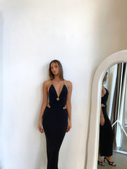 JADORE MAXI DRESS BLACK - OUTCAST EXCLUSIVES